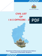 Karnataka IAS List