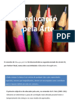 educação pela arte 