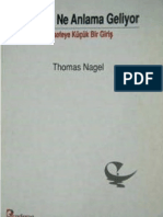 Thomas Nagel - Hersey Ne Anlama Geliyor, Felsefeye Giris