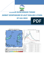 Ulasan Guncangan Gempa Laut Maluku Utara