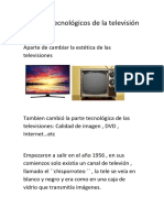 Avances Tecnológicos de La Televisión - Trabajo Tecnoligia 4 Eso