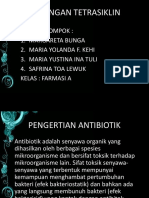 TETRASIKLIN DAN ANTIBIOTIK GOLONGANNYA