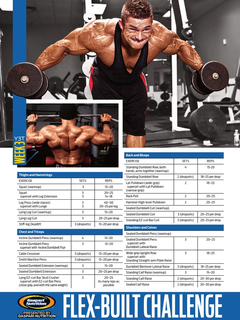 Y3T Week 3 Workout Plan | PDF | Recreation | Physical Exercise