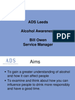 ADS Leeds Alcohol Awareness Bill Owen Service Manager