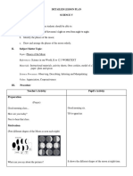 Detailed Lesson Plan Science V I. Objectives: Preparation