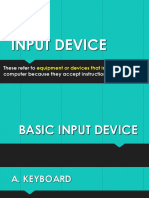 Input Device: Equipment or Devices That Interact