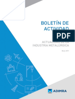 Informe Boletin MAYO sector metalúrgico