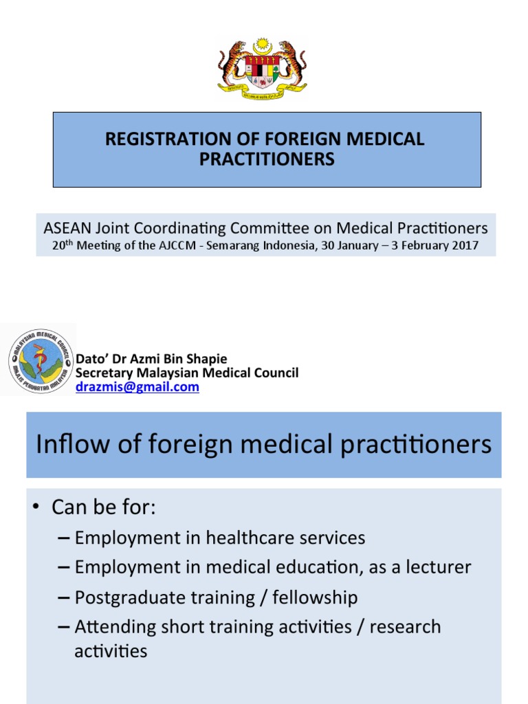 How To Work As A Doctor in Malaysia PDF Physician Medicine