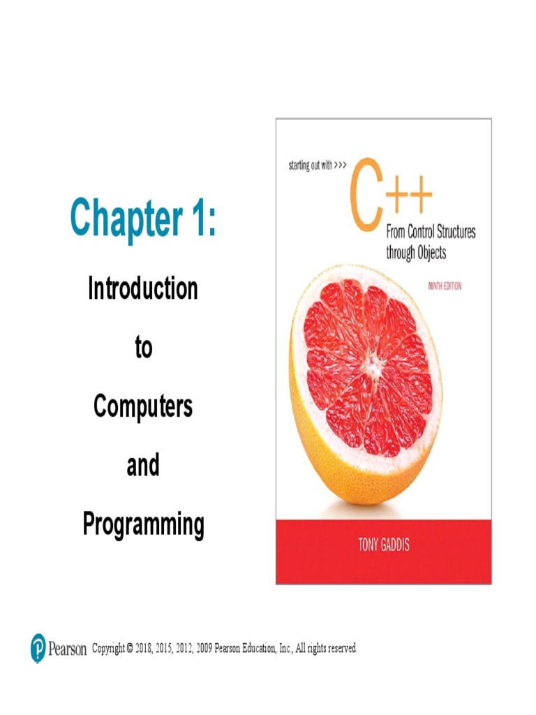 SOW - C++ - CSO - Chapter - 01 - 9e - Introduction To Computers and ...