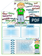 Personality Traits and Characteristics Identification