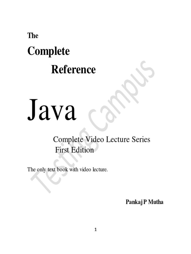 Java Book | PDF | Method (Computer Programming) | Class (Computer ...