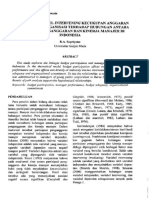 Supriyono - Pengaruh Variabel Intervening Kecukupan Anggaran Dan Komitmen Organisasi