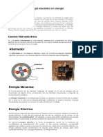 Exposicion Electrodinamica Distintas Formas de Energía