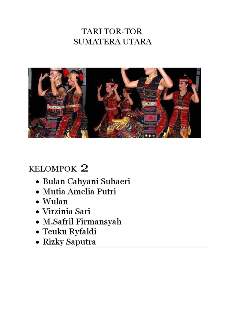 Pola lantai tari tor tor
