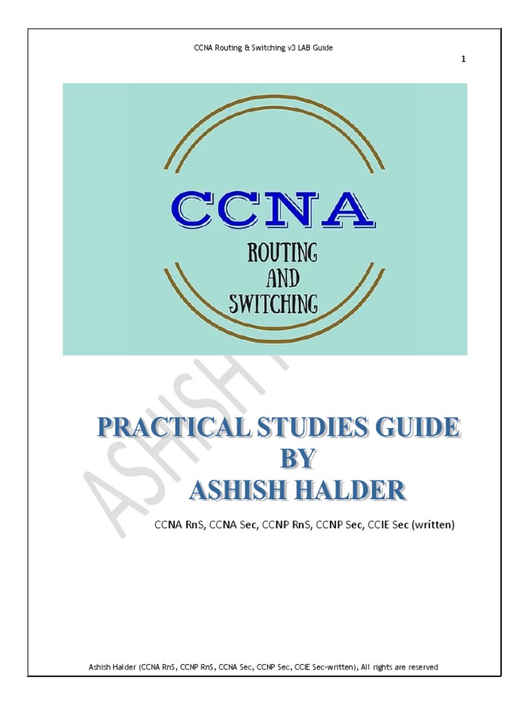 CCNA Routing & Switching Lab Guide | PDF | Network Switch | Computer ...