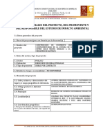 Memoria Descriptiva Impacto Ambiental PDF