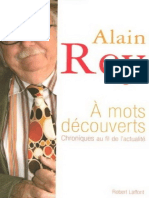 A Mots Decouverts Alain Rey P