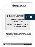 Topic:: Chemistry Lecture Notes