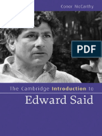 (Cambridge Introductions To Literature) Conor McCarthy-The Cambridge Introduction To Edward Said-Cambridge University Press (2010)