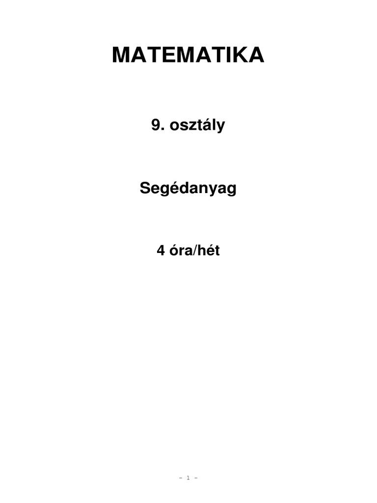 Math | PDF