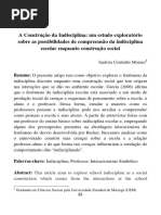 A Construção da Indisciplina - um estudo exploratório sobre as possibilidades de compreensão da indisciplina escolar enquanto construção social.pdf