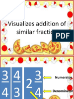 Visualizes Addition of Similar Fraction