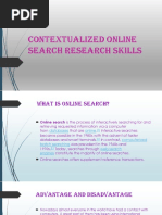 Contextualized Online Research