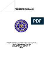 Buku Pedoman Magang: Fakultas Kedokteran Universitas Udayana 2015