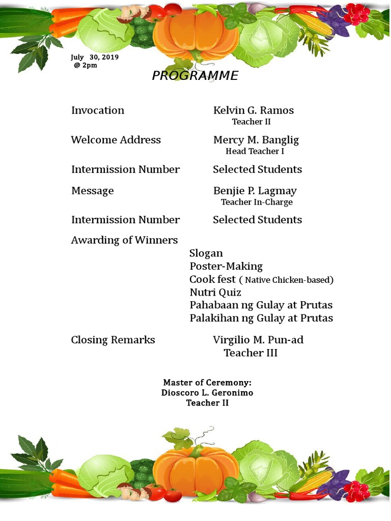 Nutrition month invitation pdf