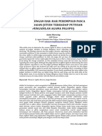 Perlindungan Hak-Hak Perempuan Pasca Perceraian ST