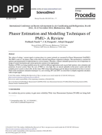 Phasor Estimation and Modelling Techniques of PMU A Rev - 2017 - Energy Procedi PDF