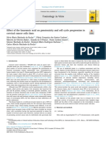 Effect of the Kaurenoic Acid on Genotoxicity and Cell Cycle Progression in Cervical Cancer Cells Lines