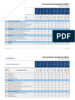 Process Clause Matrix