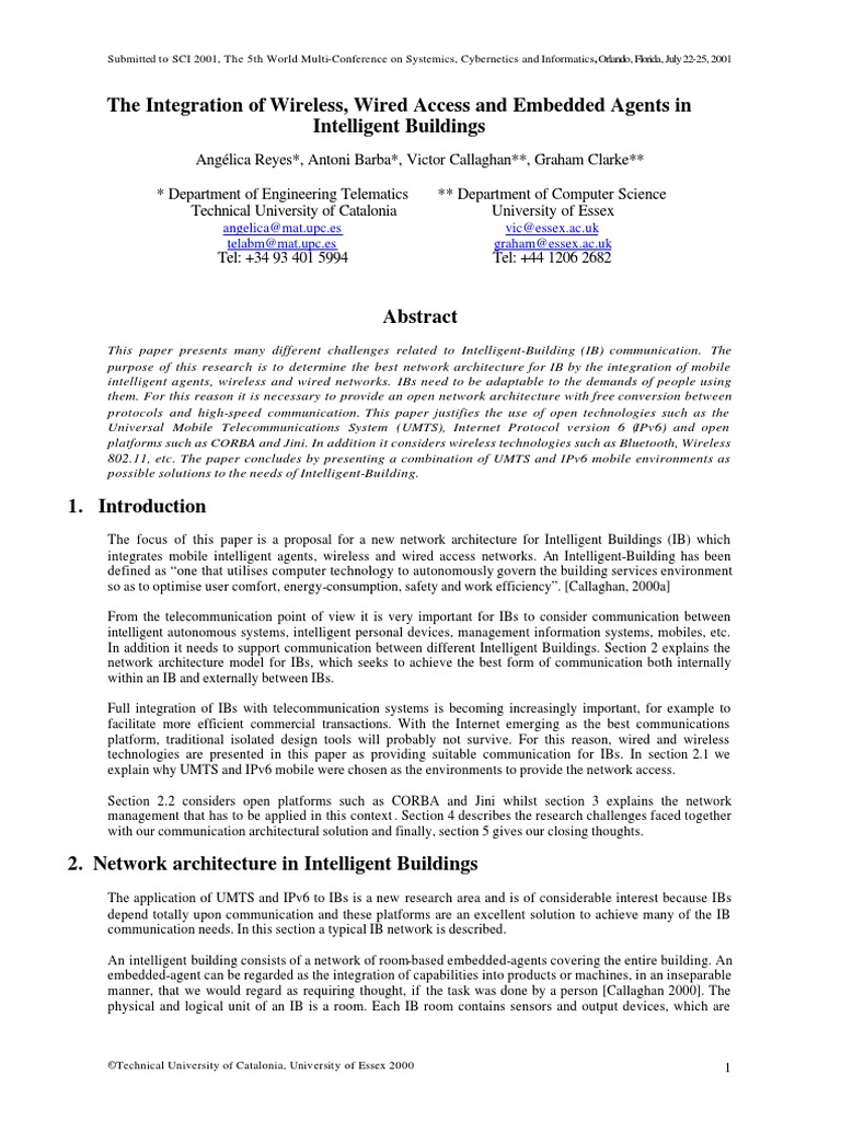 The Integration of Wireless Wired Access PDF | PDF | Common Object ...