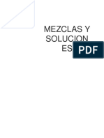 MEZCLAS Y SOLUCIONES