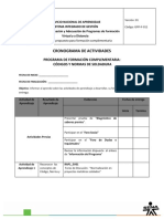 Cronograma Actividades PDF