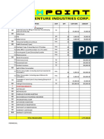 I Preliminaries & General Works: Item No. Description Unit QTY Unit Rate Amount