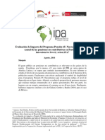 Evaluación de Impacto Del Programa Pensión 65: Nueva Evidencia Causal de Las Pensiones No Contributivas en Perú1 Innovations For Poverty Action (IPA)