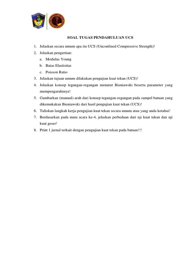 Tugas Pendahuluan UCS | PDF | Metode & Bahan Ajar | Sains & Matematika