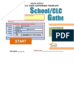 Start: School/Clc Data Gathering Template