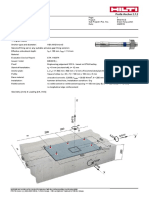 Calculation Report For Hilti Bolt