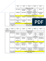 Jadwal Mos