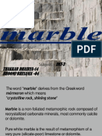 The Composition and Properties of Marble