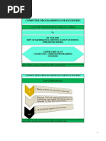 Computer Programming For Engineers: List of Resources