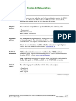 Section 3: Data Analysis: Statistical Adviser