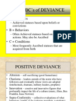 The Abc'S of Deviance: - A Attitudes