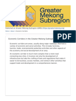 Greater Mekong Subregion (GMS) - Economic Corridors in The Greater Mekong Subregion - 2018-08-20