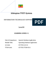 LO2 - Creating Database Tables