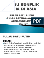 Isu-Isu Konflik Dunia Di Asia (Pulau Batu Putih Layang-Layang)