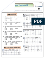 Tarea Vacaional II Basico-Aritmetica